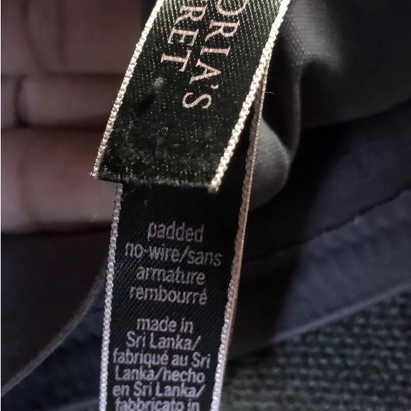 Victoria Secret padded no wire bra size 36C Dark grey great condition - Picture 6 of 8